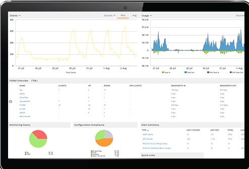 screenshot of Aruba AirWave
